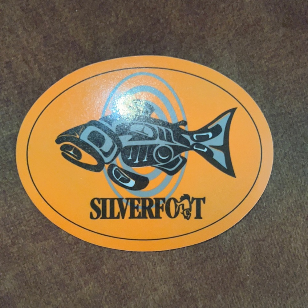 Silverfoot Orange Sticker Decal